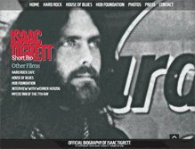 Tablet Screenshot of isaac-tigrett.com